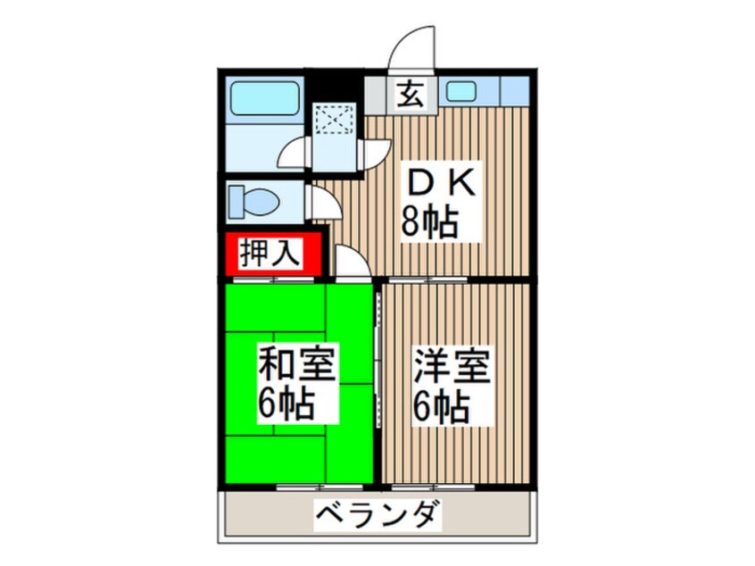 間取図 フジハイム