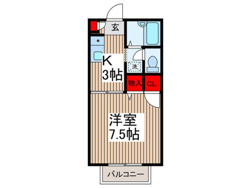 間取図 コ－ト芝Ｍｉｋｉ