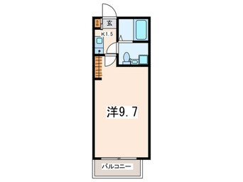 間取図 メゾンレ－ヴ鶴ヶ峰