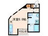 フォスター 1Rの間取り