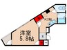 パークサイドプレース 1Kの間取り