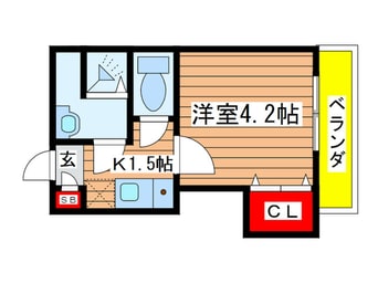 間取図 シェモア上板橋