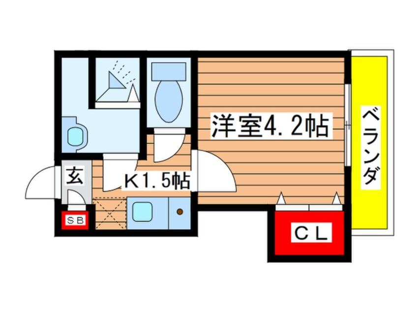 間取図 シェモア上板橋
