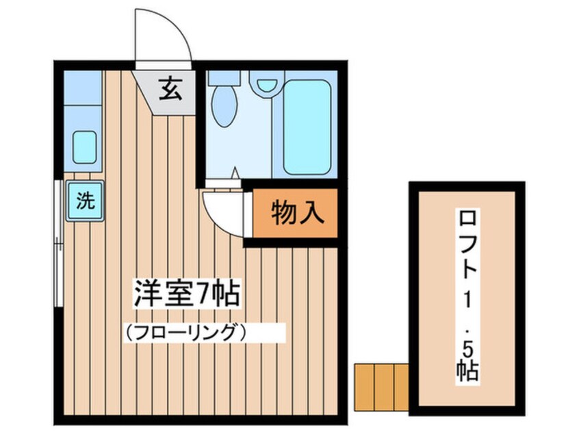 間取図 ハッピーハイツ