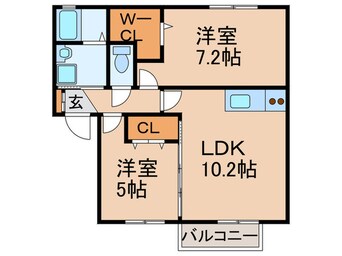 間取図 ルミエ－ル