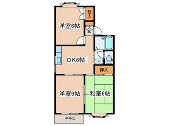 間取図 サンパレス原