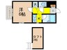 ルミエール目白 1Kの間取り