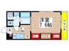 リブリ・010 1Kの間取り
