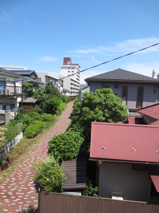 室内からの展望 吉田アパ－ト