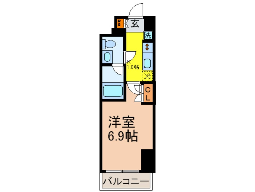 間取図 アーデン門前仲町