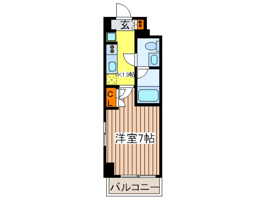 間取図 アーデン門前仲町
