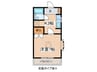 コ－ポ８１７ 1Kの間取り