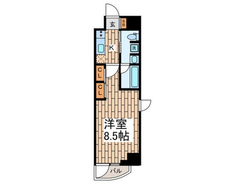 間取図 アジールコート雪が谷大塚