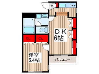 間取図 ﾍﾞﾙﾄﾋﾟｱ南浦和２