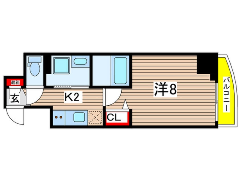 間取図 S-RESIDENCE東陽町feliz