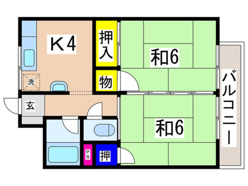 間取図 緑ヶ丘マンション