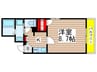 プログレッソ船橋Ⅱ 1Kの間取り