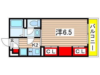 間取図 リブリ・エクセル長洲