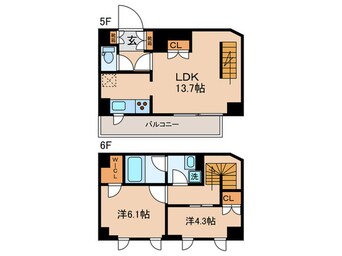 間取図 ウィルテラス奥沢