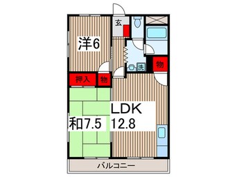 間取図 笹塚ハイツ