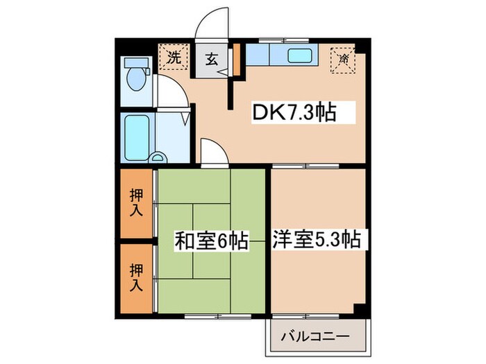 間取り図 スカイハイツ