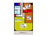 ＲｏｏｔｗｈｉｔｅⅡ 2LDKの間取り