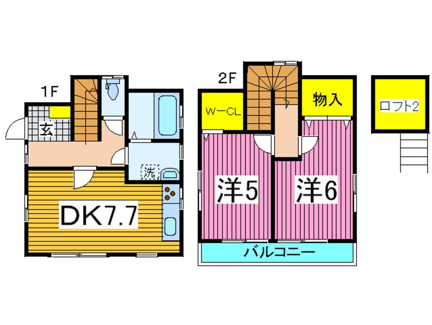 間取図 長田邸Ⅱ