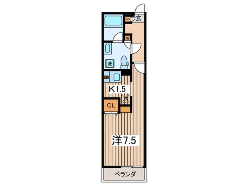 間取図 リブリ・西谷