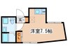 クオリア渋谷本町 1Rの間取り