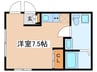 クオリア渋谷本町 1Rの間取り