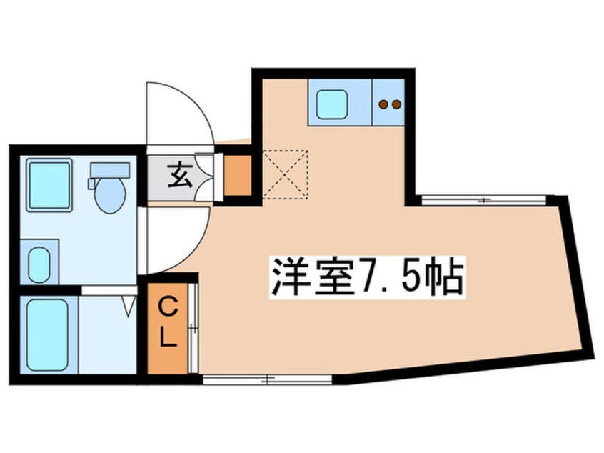 間取図 クオリア渋谷本町