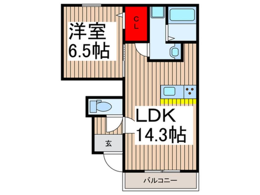 間取図 コンフォートＭヒルズ一番館
