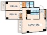 山手ビラ・ポルテ 2LDKの間取り