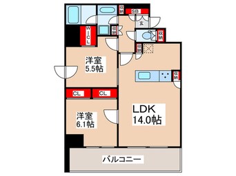 間取図 シーズンフラッツ両国EAST