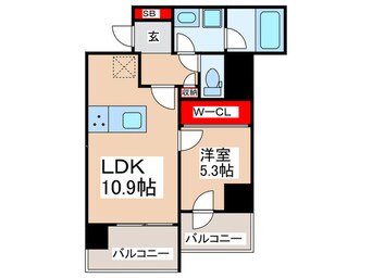 間取図 シーズンフラッツ両国EAST