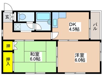 間取図 パレス中芳