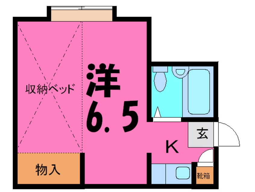 間取図 ハイムカトレア中野