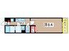 リブリ・アイネ 1Kの間取り