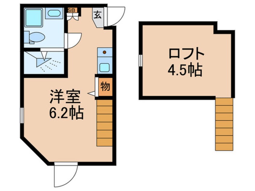 間取図 カトレア南長崎