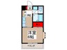 グリ－ンヒル 1Kの間取り