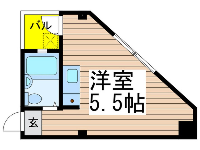 間取図 イエロ－平井ビル