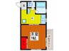 岩瀬ﾋﾞﾙ 1Kの間取り
