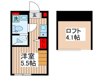 間取図 アジュール小岩