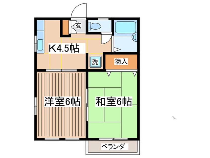 間取図 ラ・アレグリ－ア