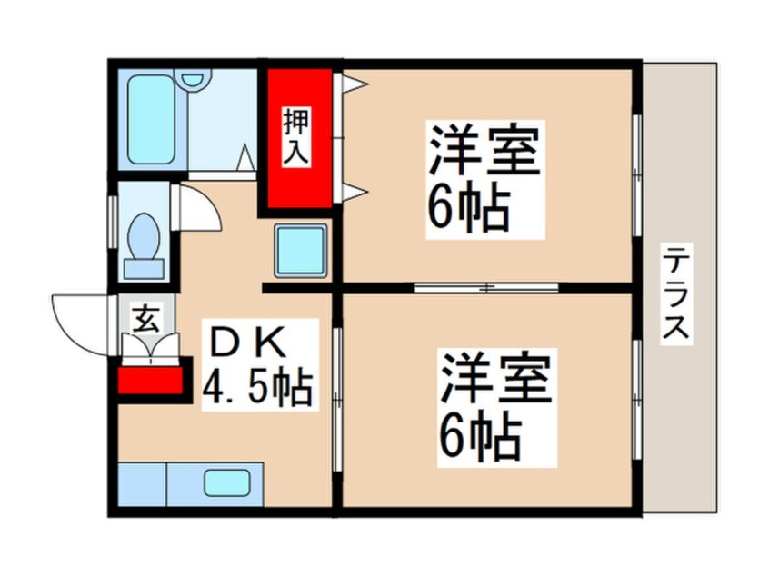 間取図 ラ・アレグリ－ア