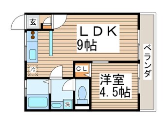 間取図 小さな庭