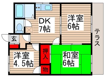 間取図 プランドール