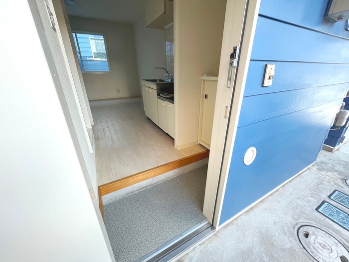 玄関 ブル－ハウス