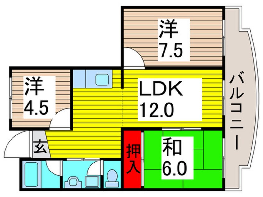 間取図 セントポーリアパーク