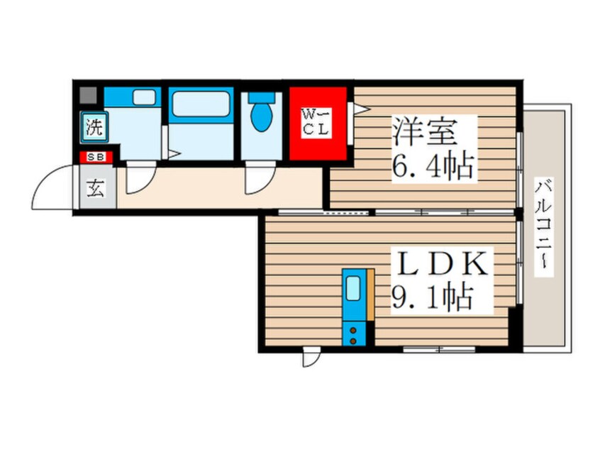 間取図 コーポ盛